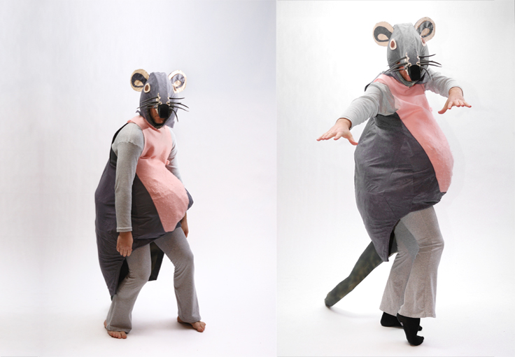 Costumes on stage - Mouse